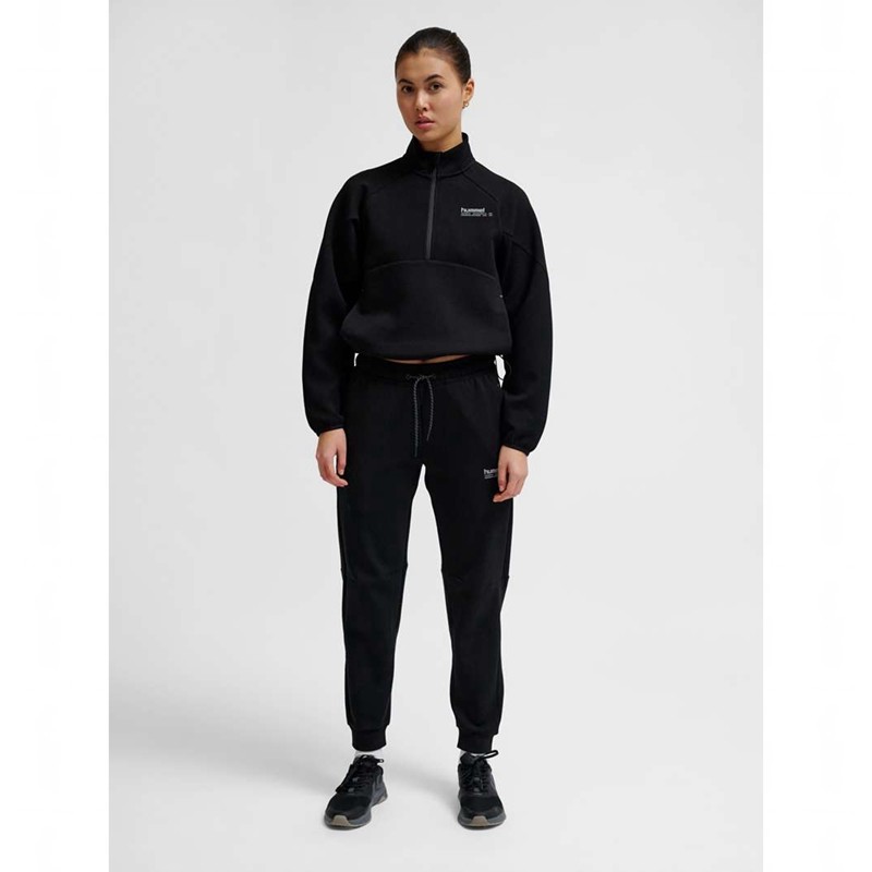 Hummel Tech Fleece Regular Hose Damen Schwarz | 737504-441