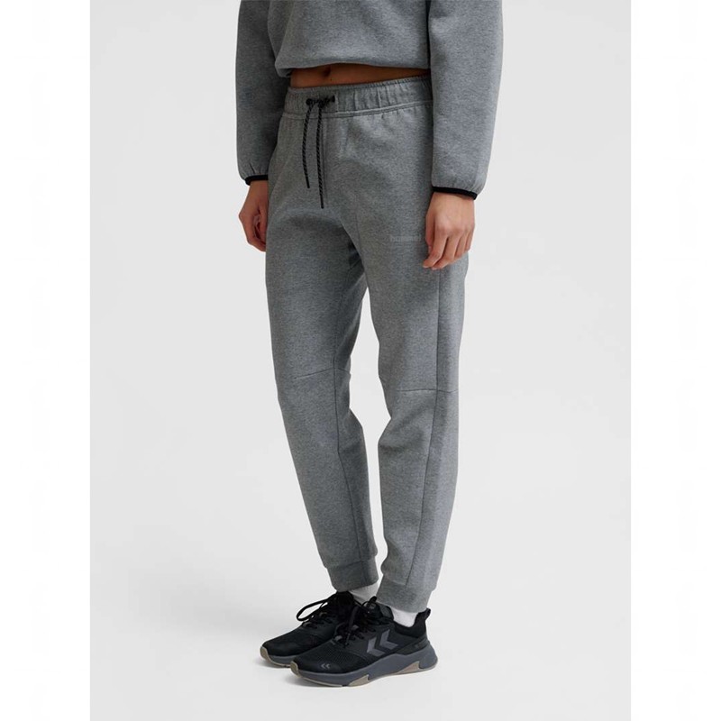 Hummel Tech Fleece Regular Hose Herren Grau | 357123-292