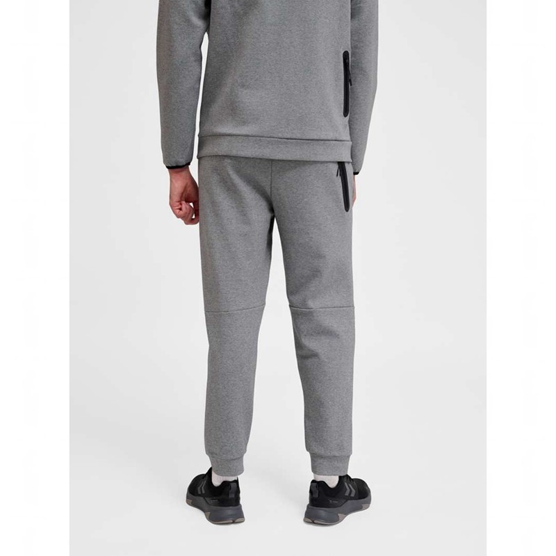 Hummel Tech Fleece Regular Hose Herren Grau | 357123-292