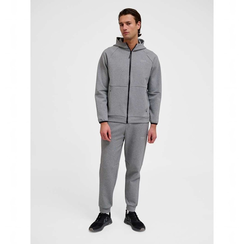 Hummel Tech Fleece Regular Hose Herren Grau | 357123-292