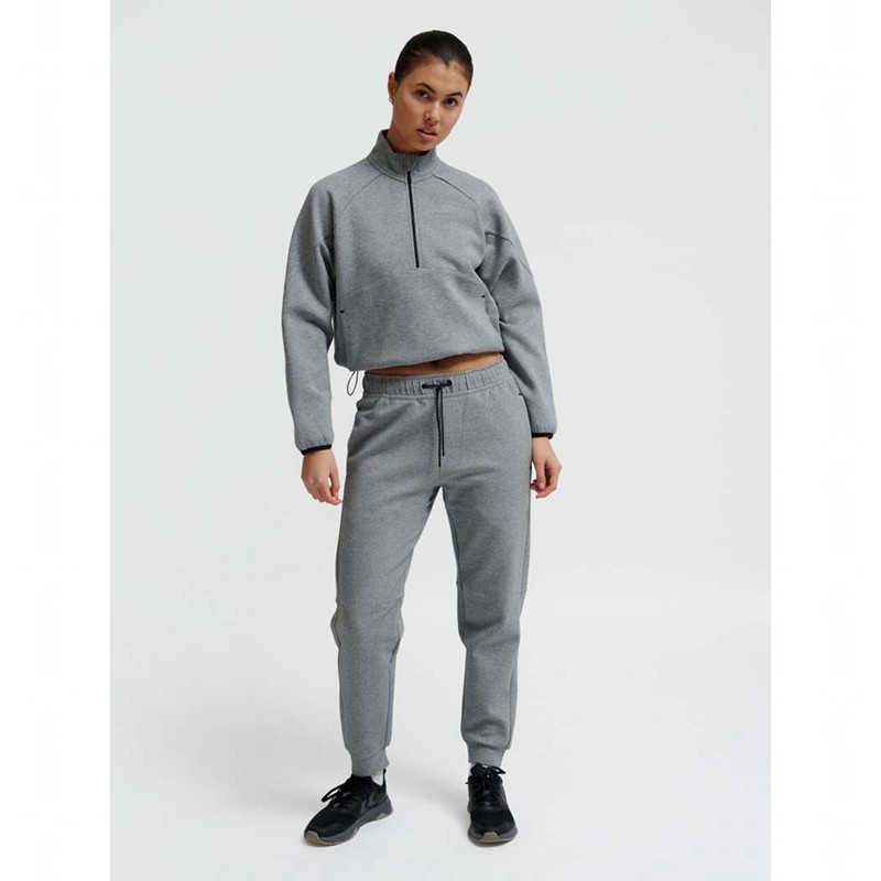 Hummel Tech Fleece Regular Hose Herren Grau | 357123-292