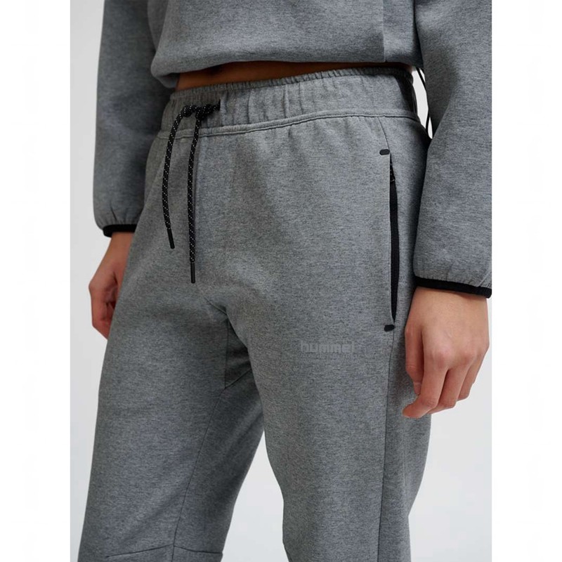 Hummel Tech Fleece Regular Hose Herren Grau | 357123-292