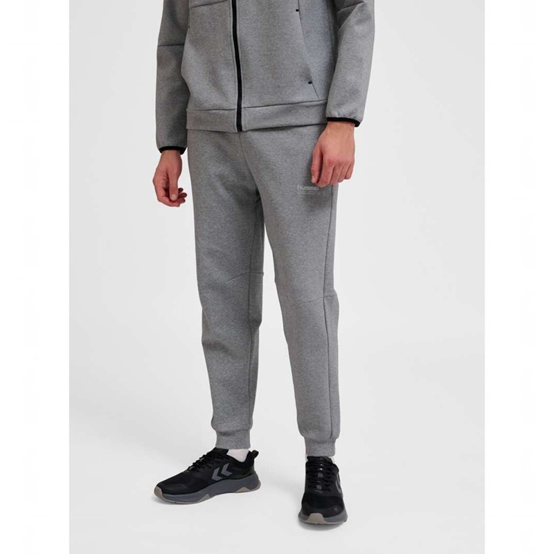 Hummel Tech Fleece Regular Hose Herren Grau | 357123-292