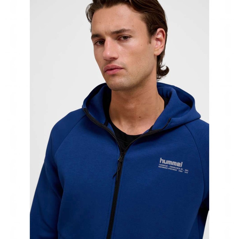 Hummel Tech Fleece Regular Zip Hoodie Damen Blau | 462441-000