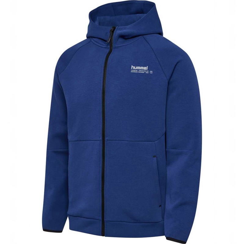 Hummel Tech Fleece Regular Zip Hoodie Damen Blau | 462441-000