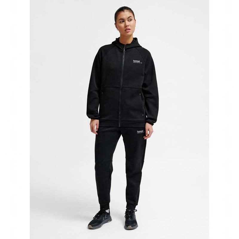 Hummel Tech Fleece Regular Zip Hoodie Herren Schwarz | 092904-872