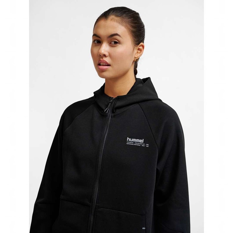 Hummel Tech Fleece Regular Zip Hoodie Herren Schwarz | 092904-872