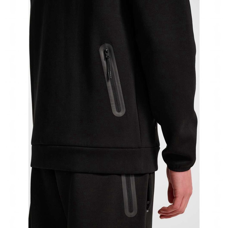 Hummel Tech Fleece Regular Zip Hoodie Herren Schwarz | 092904-872