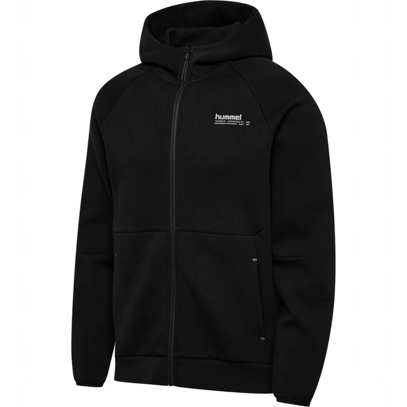 Hummel Tech Fleece Regular Zip Hoodie Herren Schwarz | 092904-872