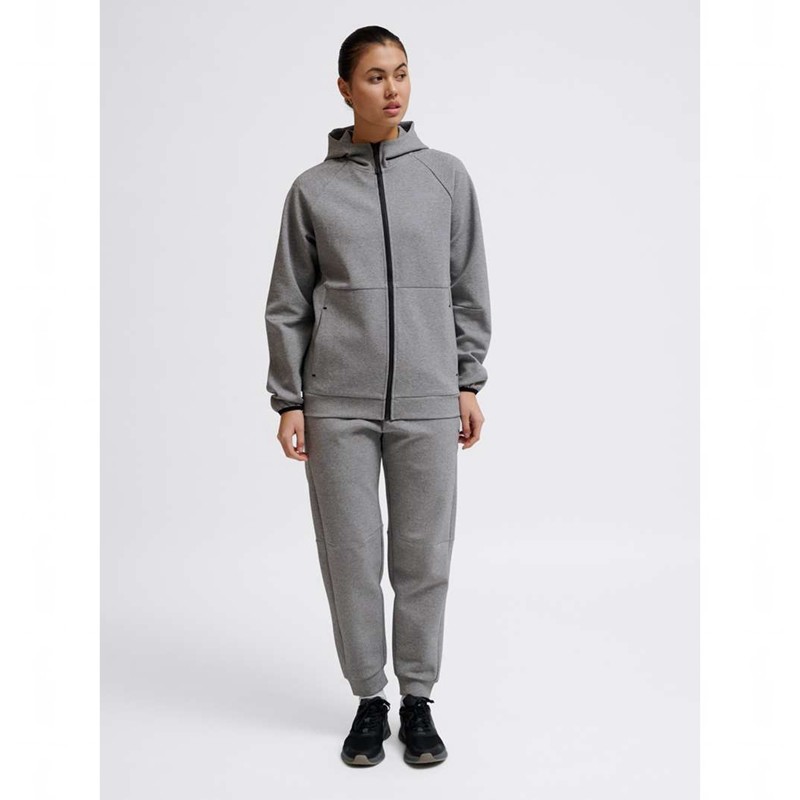 Hummel Tech Fleece Regular Zip Hoodie Herren Grau | 894053-785