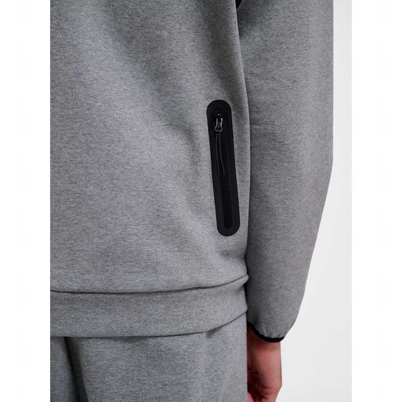 Hummel Tech Fleece Regular Zip Hoodie Herren Grau | 894053-785