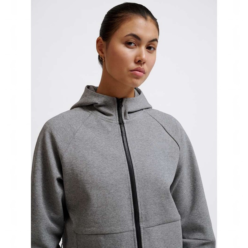 Hummel Tech Fleece Regular Zip Hoodie Herren Grau | 894053-785