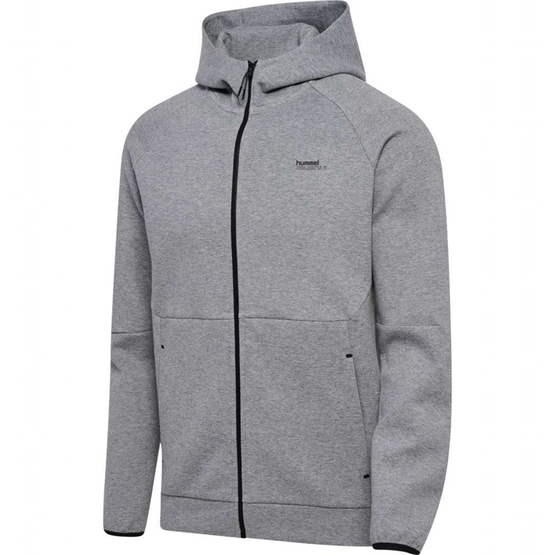 Hummel Tech Fleece Regular Zip Hoodie Herren Grau | 894053-785