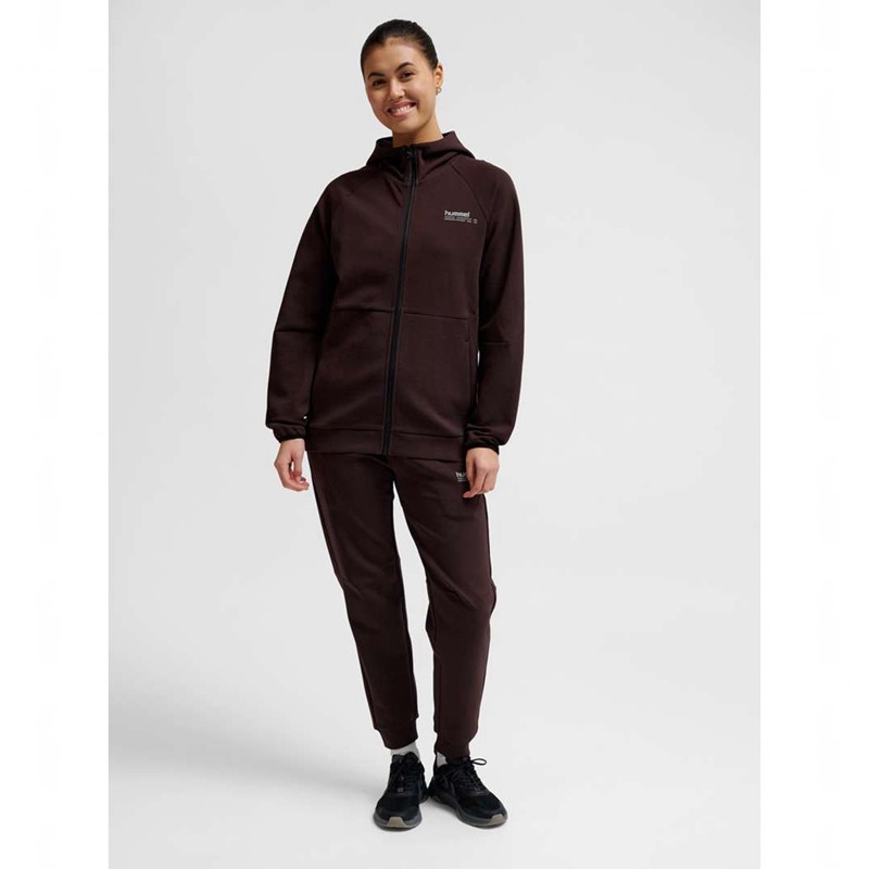 Hummel Tech Fleece Regular Zip Hoodie Herren Schokolade | 082898-946