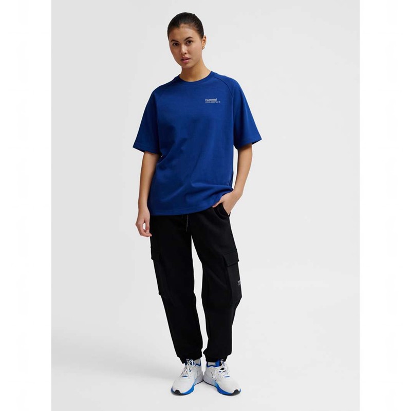 Hummel Tech Loose T-shirts Damen Blau | 770478-682