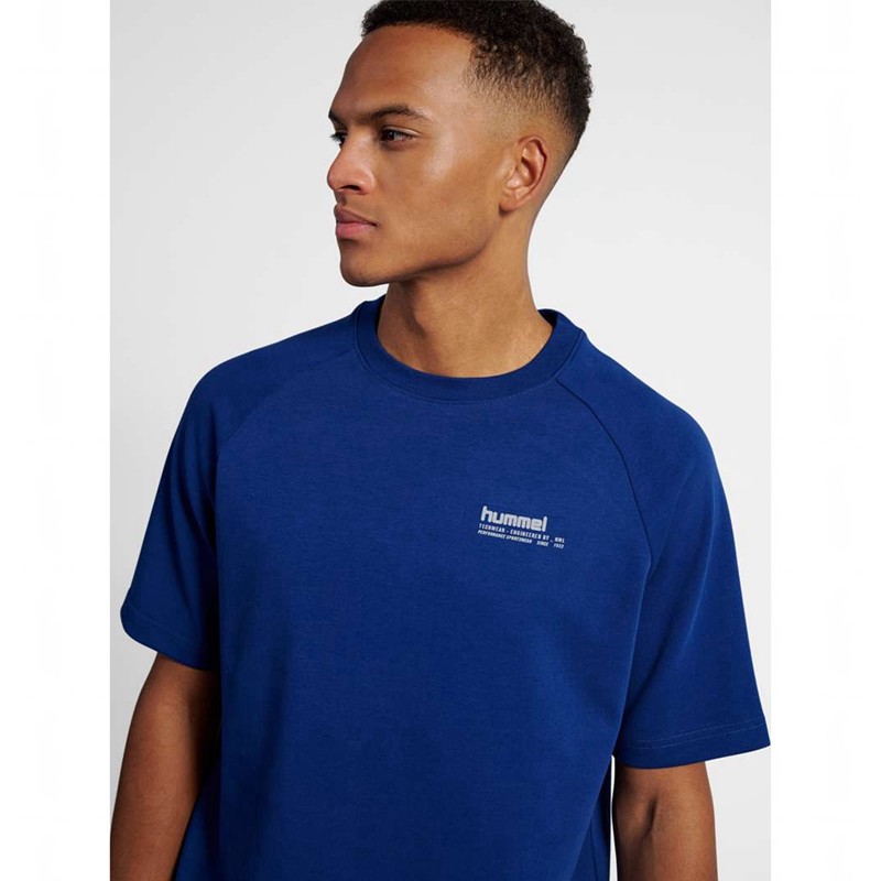 Hummel Tech Loose T-shirts Damen Blau | 770478-682