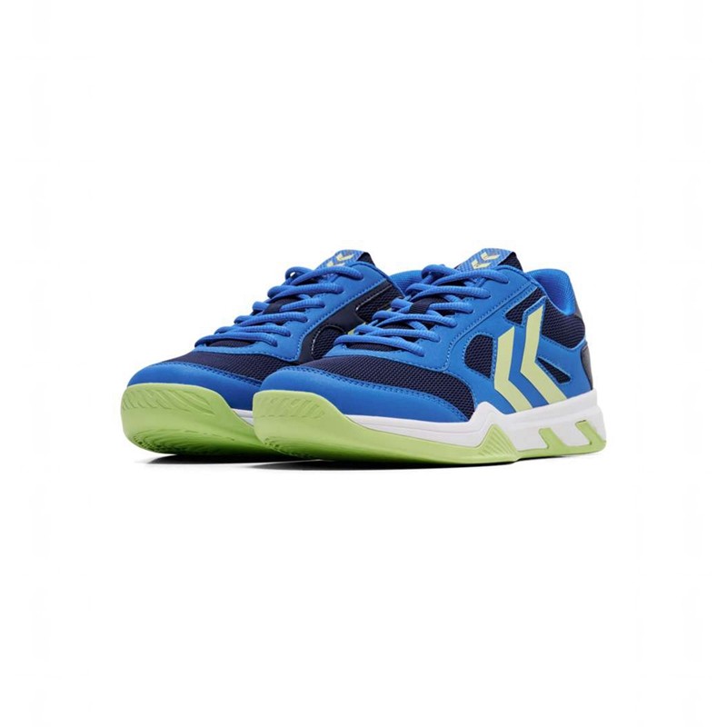 Hummel Teiwaz V Handballschuhe Herren Blau | 377636-810