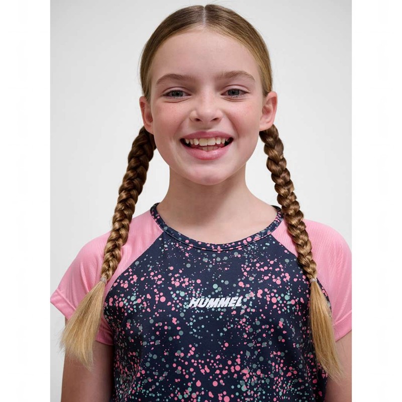 Hummel Tessa S/S T-shirts Kinder Rosa | 094658-929