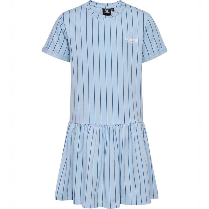 Hummel Thilde S/S Kleid Kinder Blau | 425399-062