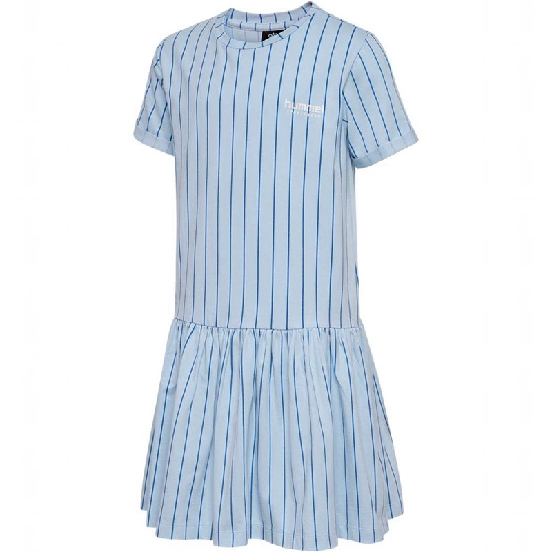 Hummel Thilde S/S Kleid Kinder Blau | 425399-062
