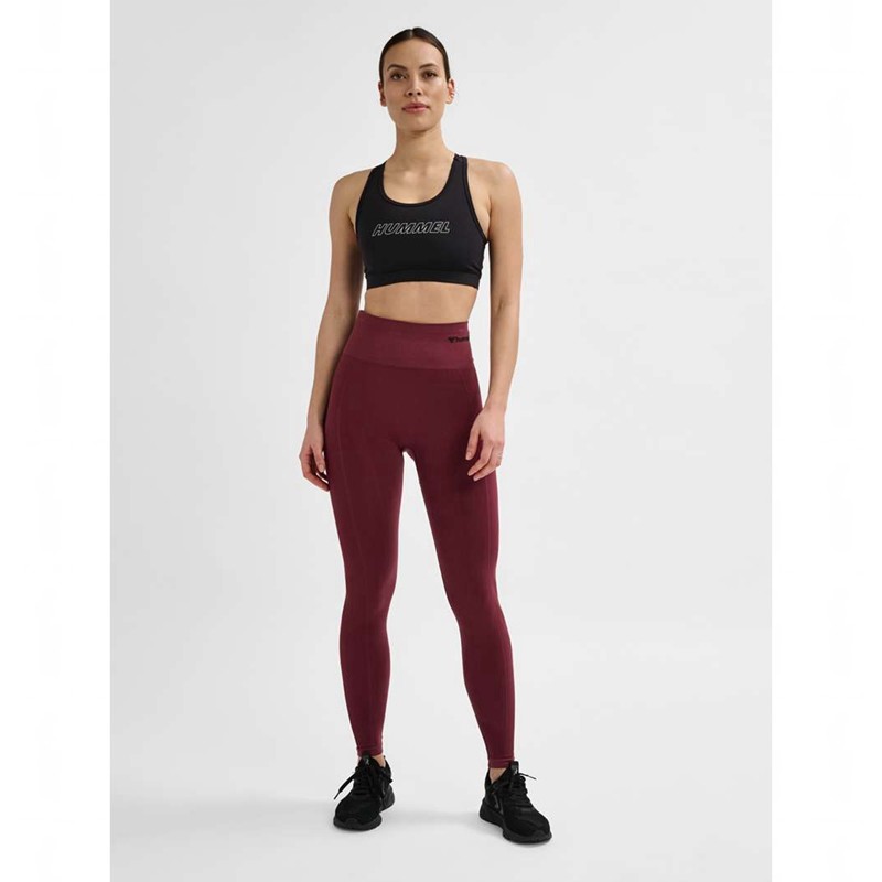 Hummel Tif Seamless High Waist Sneakers Damen Bordeaux | 933948-793
