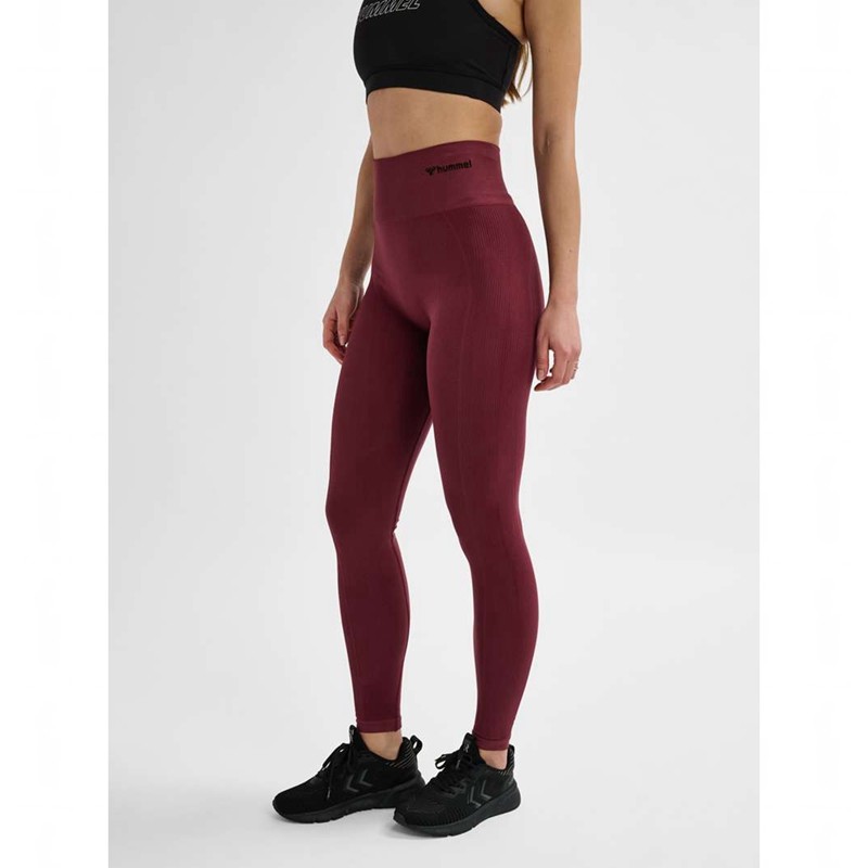 Hummel Tif Seamless High Waist Sneakers Damen Bordeaux | 933948-793