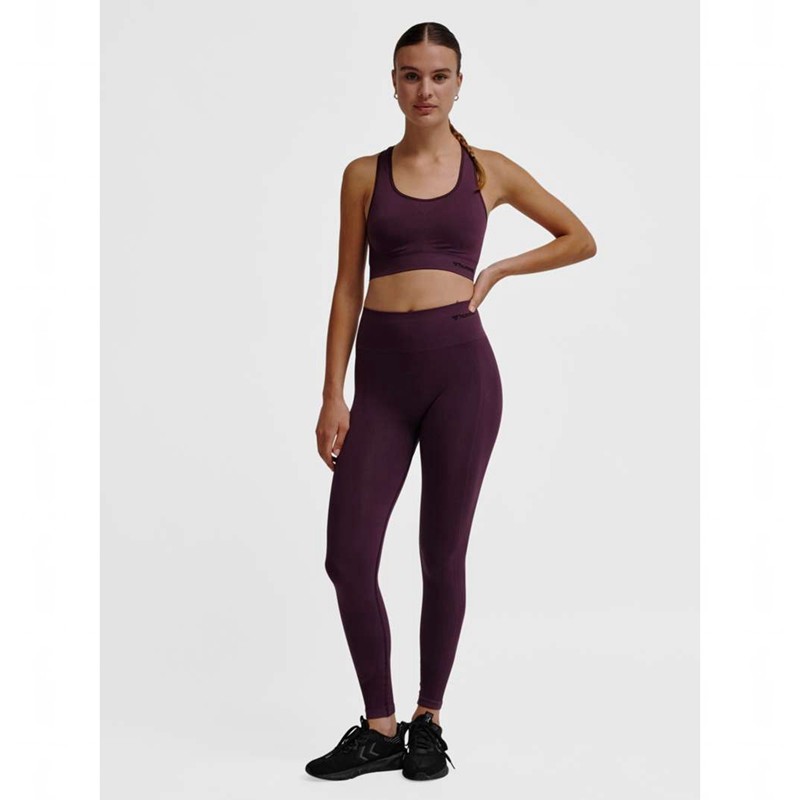 Hummel Tif Seamless High Waist Socken Damen Lila | 709774-353