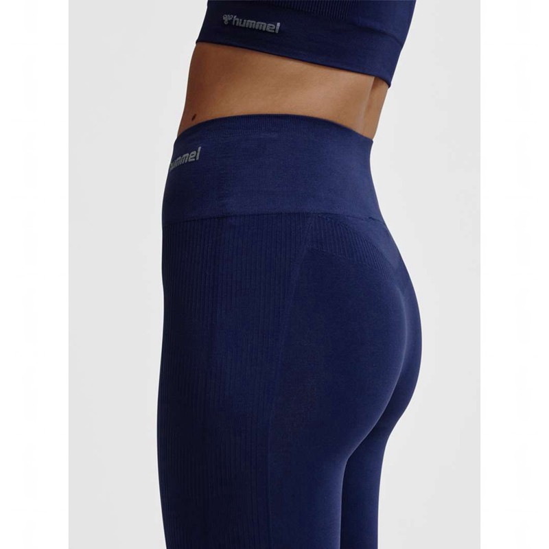Hummel Tif Seamless High Waist Strumpfhose Damen Schwarz | 671995-056