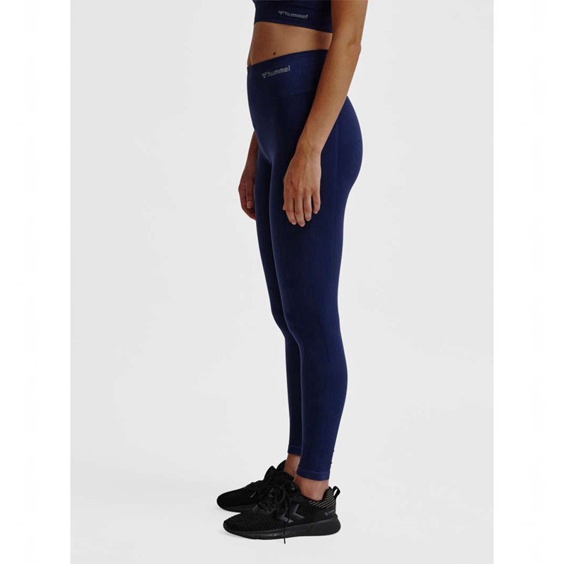 Hummel Tif Seamless High Waist Strumpfhose Damen Schwarz | 671995-056