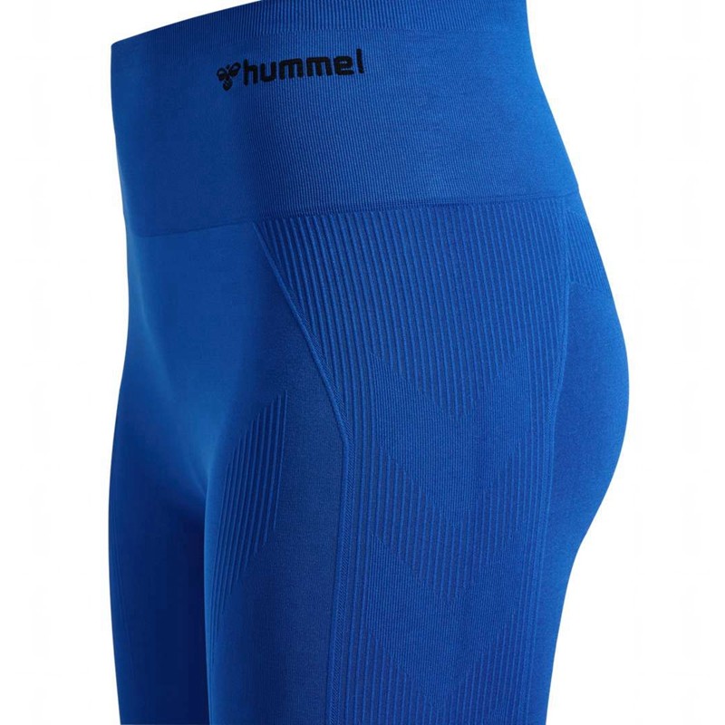Hummel Tif Seamless High Waist Strumpfhose Damen Blau | 647771-289