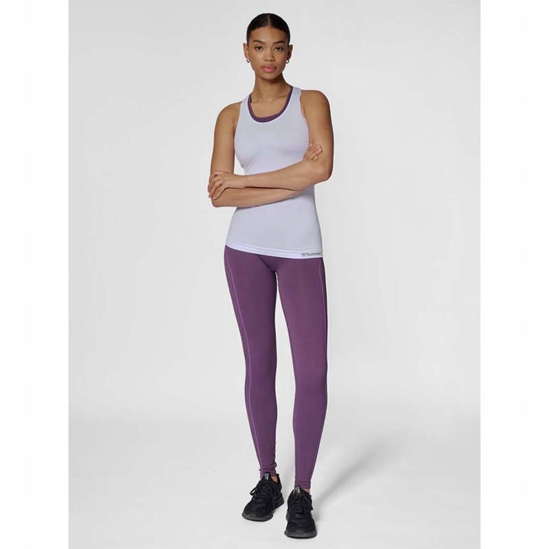 Hummel Tif Seamless Jogginghose Damen Weiß | 375943-062