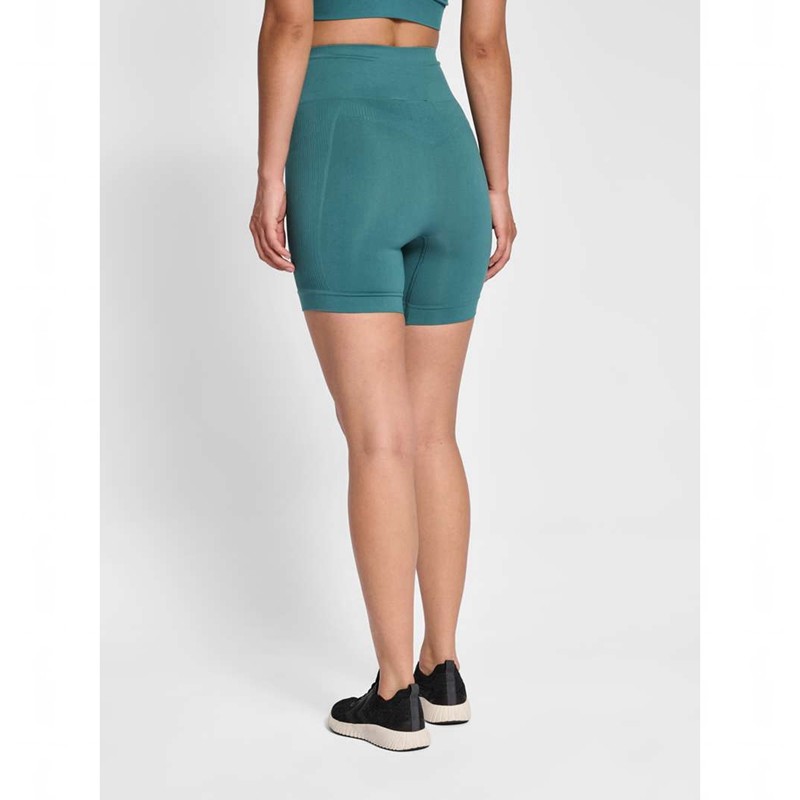 Hummel Tif Seamless Kurze Hose Damen Blau | 464167-697