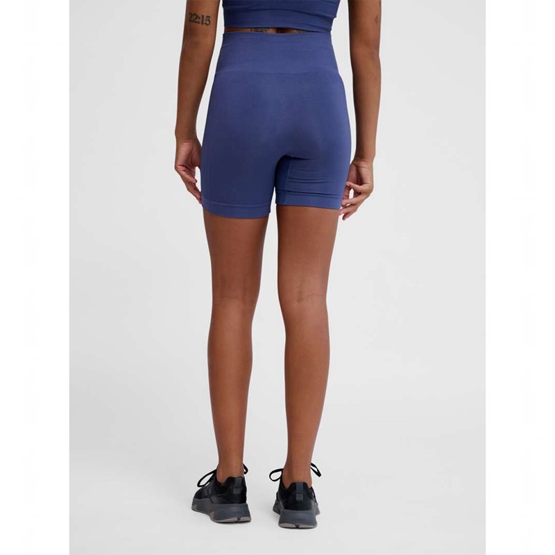 Hummel Tif Seamless Kurze Hose Damen Blau | 233831-386