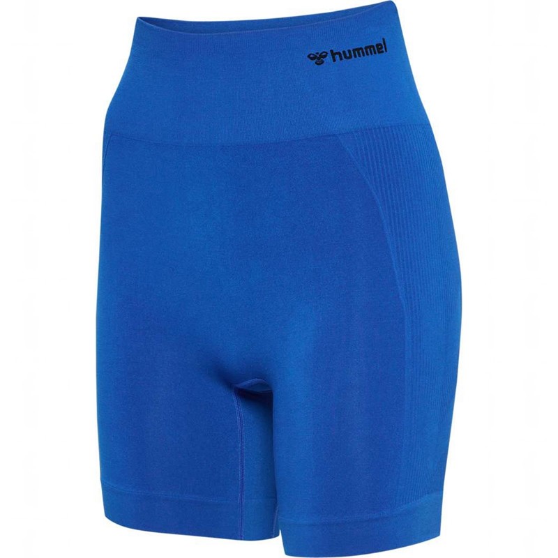 Hummel Tif Seamless Kurze Hose Damen Blau | 607696-376