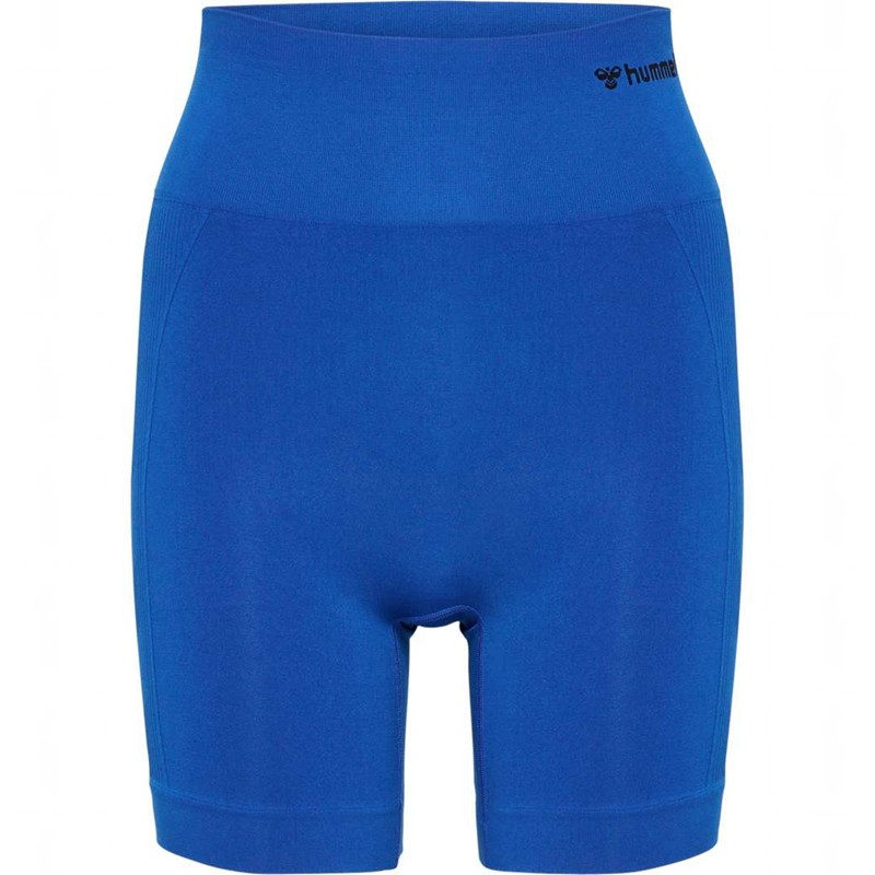 Hummel Tif Seamless Kurze Hose Damen Blau | 607696-376