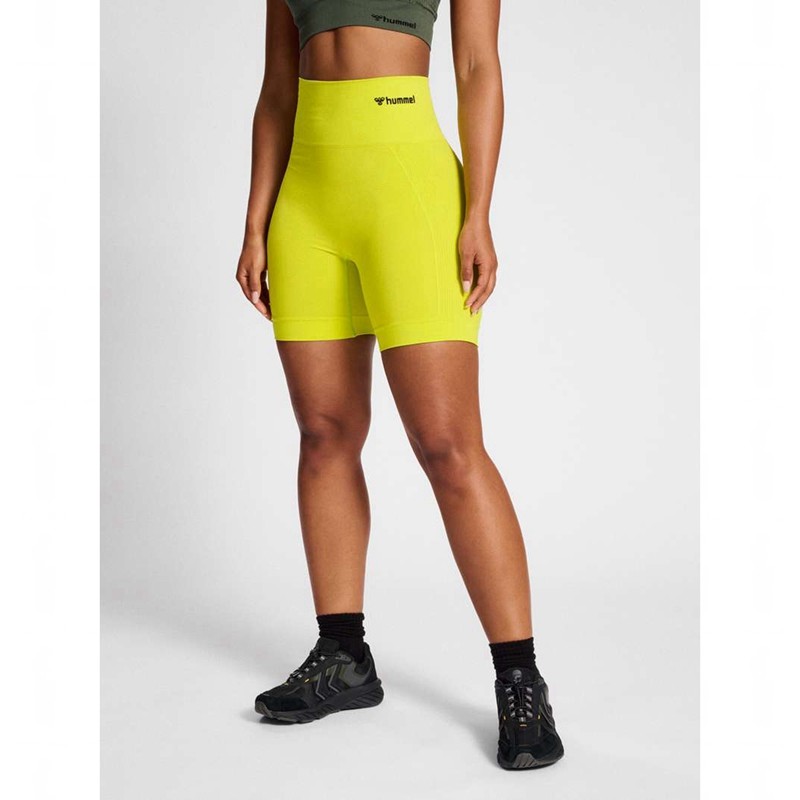 Hummel Tif Seamless Kurze Hose Damen Gelb | 649699-246