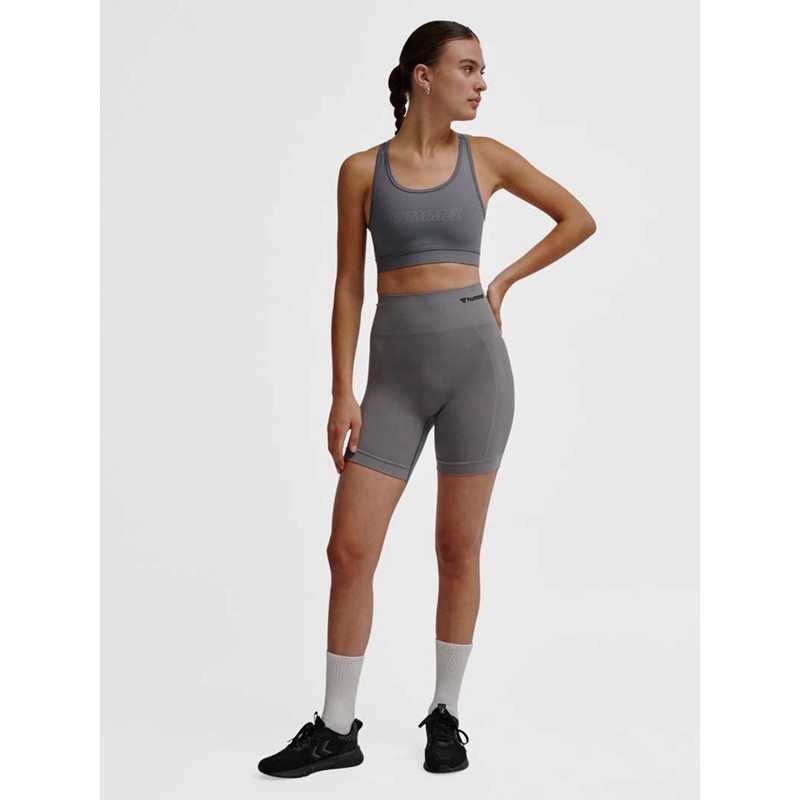 Hummel Tif Seamless Kurze Hose Damen Grau | 526730-914
