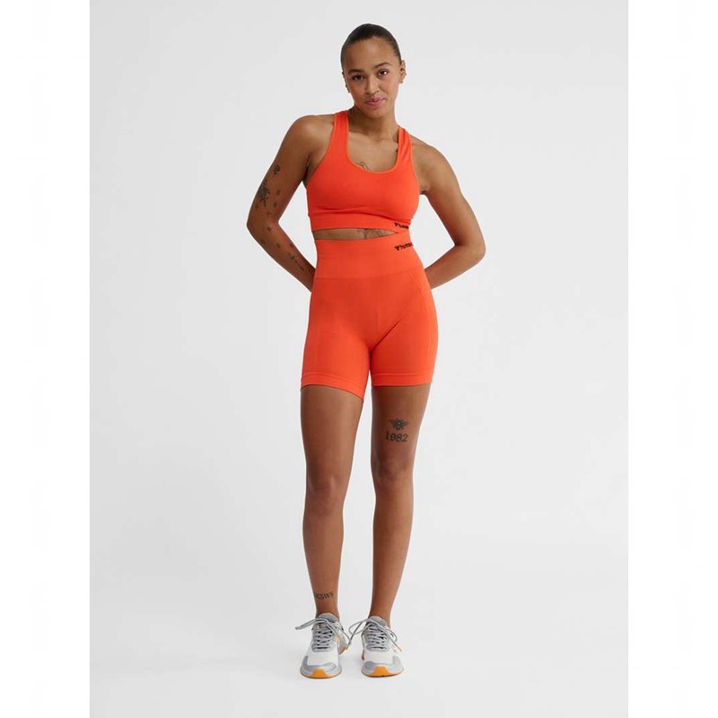 Hummel Tif Seamless Kurze Hose Damen Orange | 909370-836