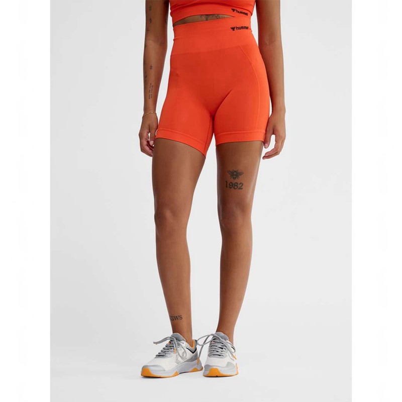 Hummel Tif Seamless Kurze Hose Damen Orange | 909370-836