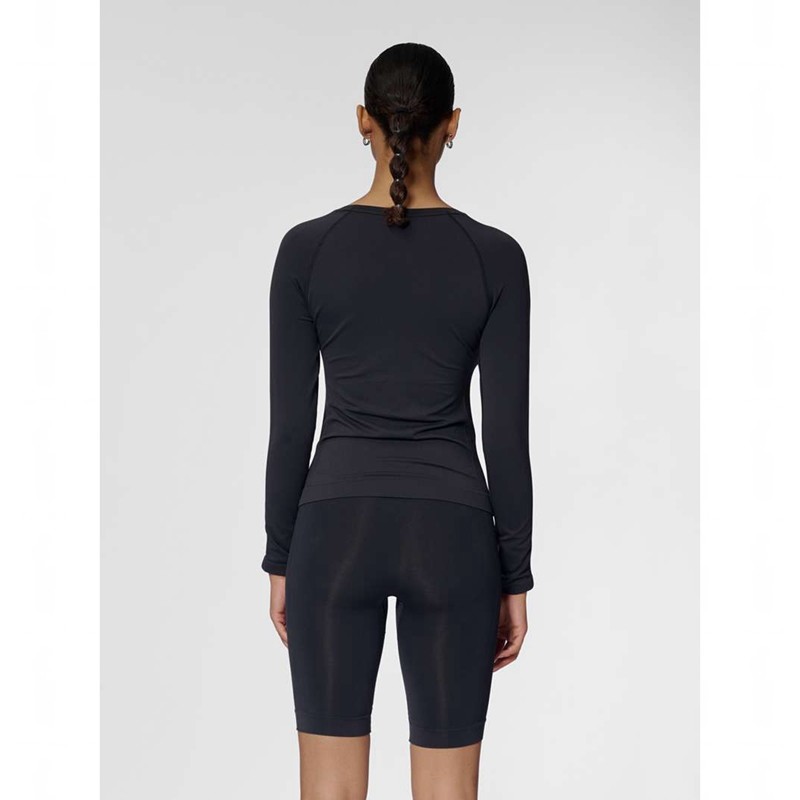 Hummel Tif Seamless L/S T-shirts Damen Schwarz | 995849-274