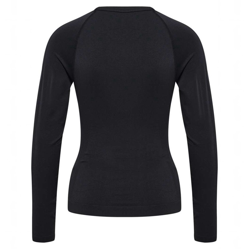 Hummel Tif Seamless L/S T-shirts Damen Schwarz | 995849-274