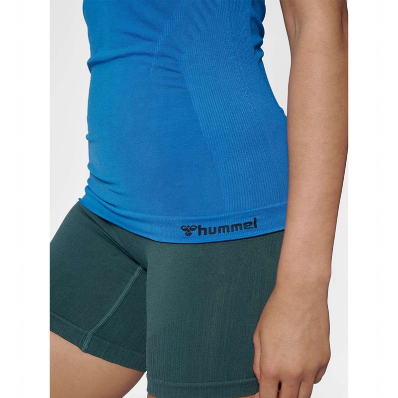 Hummel Tif Seamless Tanktop Damen Blau | 246919-482