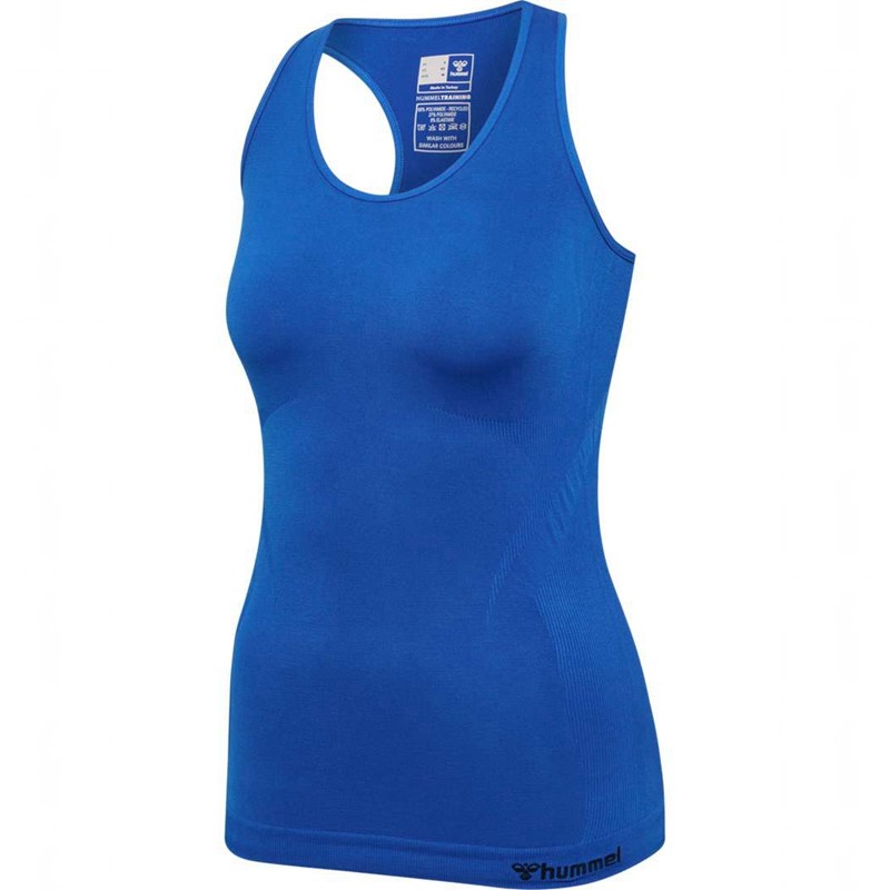 Hummel Tif Seamless Tanktop Damen Blau | 246919-482