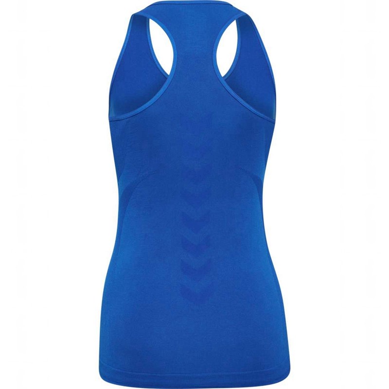 Hummel Tif Seamless Tanktop Damen Blau | 246919-482