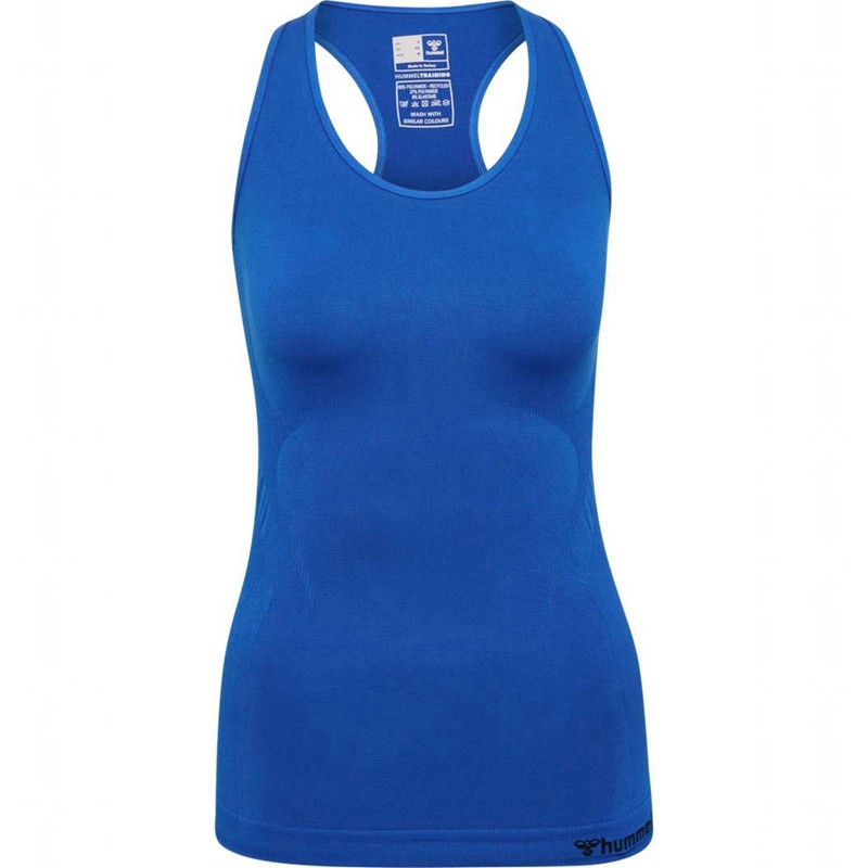 Hummel Tif Seamless Tanktop Damen Blau | 246919-482