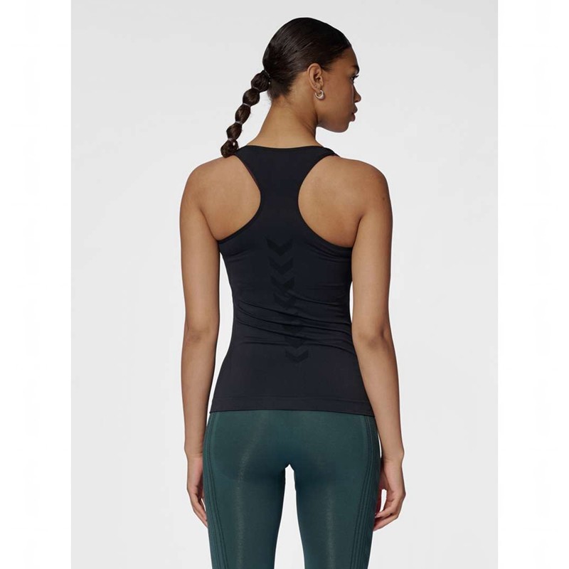 Hummel Tif Seamless Tanktop Damen Schwarz | 913981-398