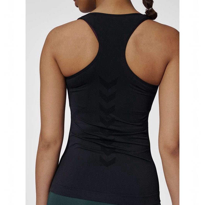 Hummel Tif Seamless Tanktop Damen Schwarz | 913981-398