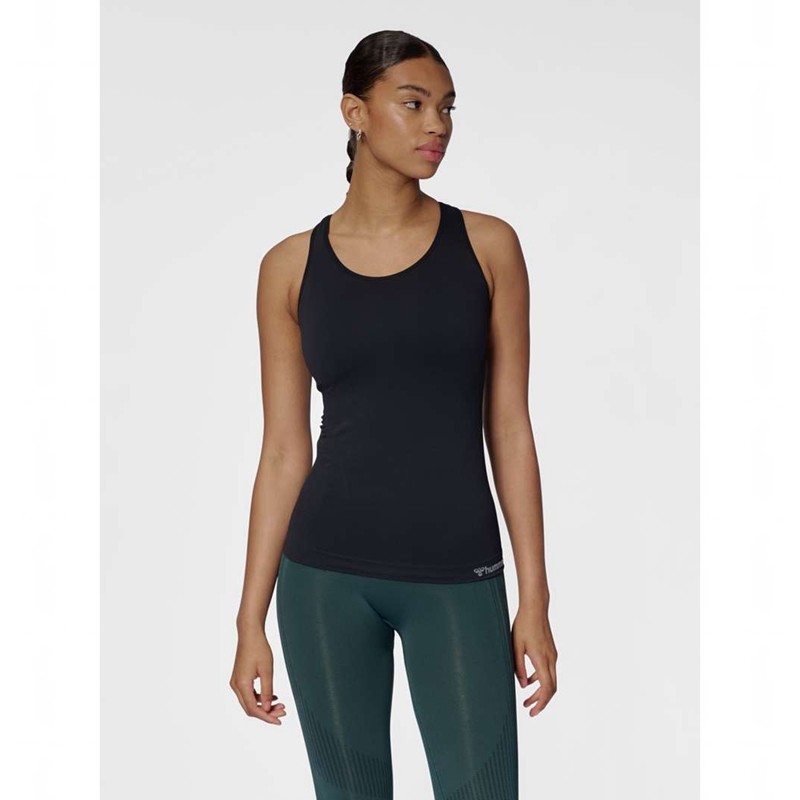 Hummel Tif Seamless Tanktop Damen Schwarz | 913981-398