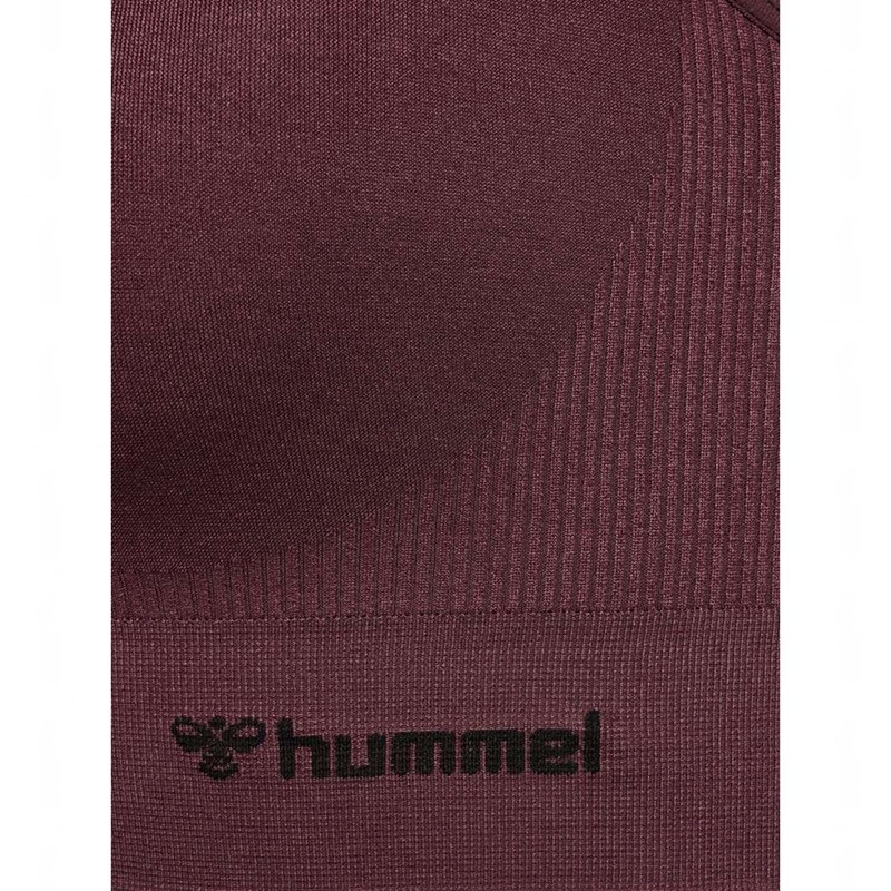Hummel Tif Seamless Top Sport BH Damen Bordeaux | 035284-692