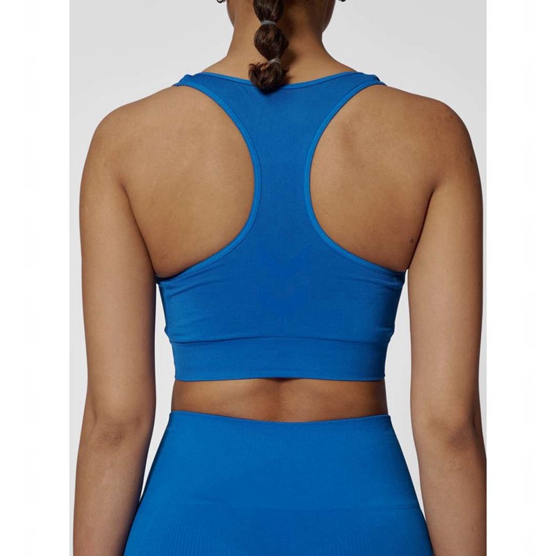 Hummel Tif Seamless Top Sport BH Damen Blau | 444452-769